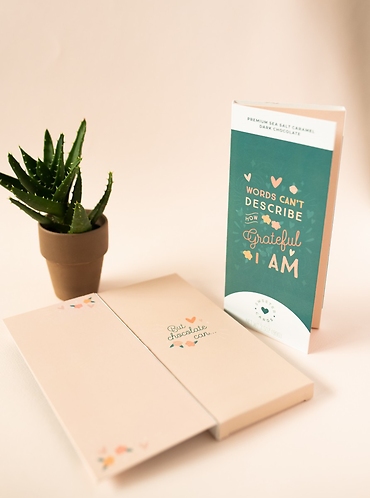 Chocolate and Greeting Card in One