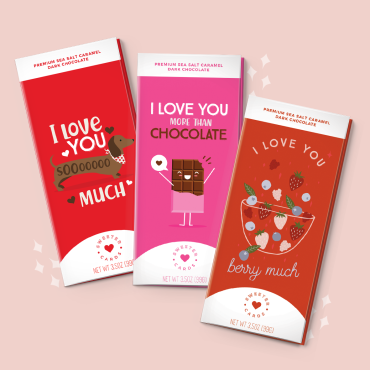 Chocolate and Greeting Card in One